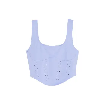 Victoria's Secret VS Essential Perforated Corset Top / Blue Energy Bra Women's Blue Energy