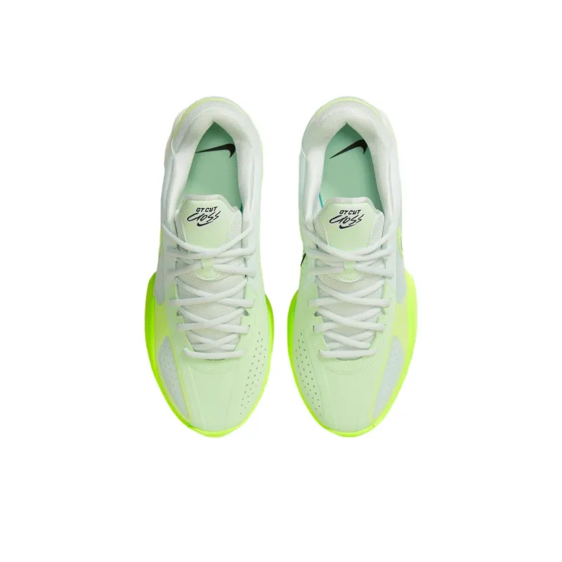 Nike Air Zoom G.T. Cut CROSS Basketball Shoes Men Low Top White Green-2