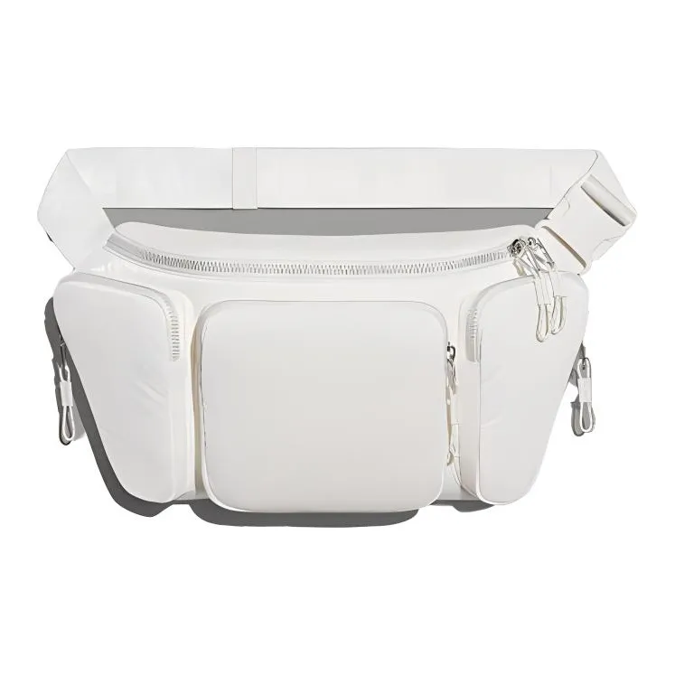 Adidas Polyurethane Sports Waist Bag Regular Unisex White-0
