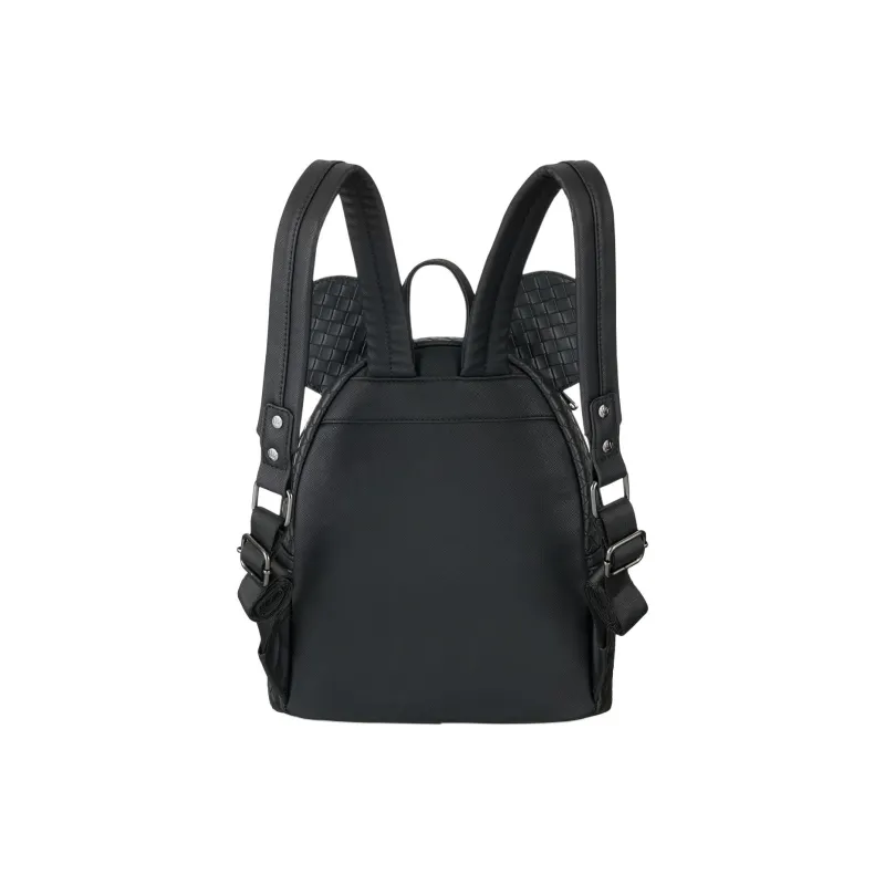 Disney PVC Polyvinyl Chloride Backpack Mini Unisex Black-1