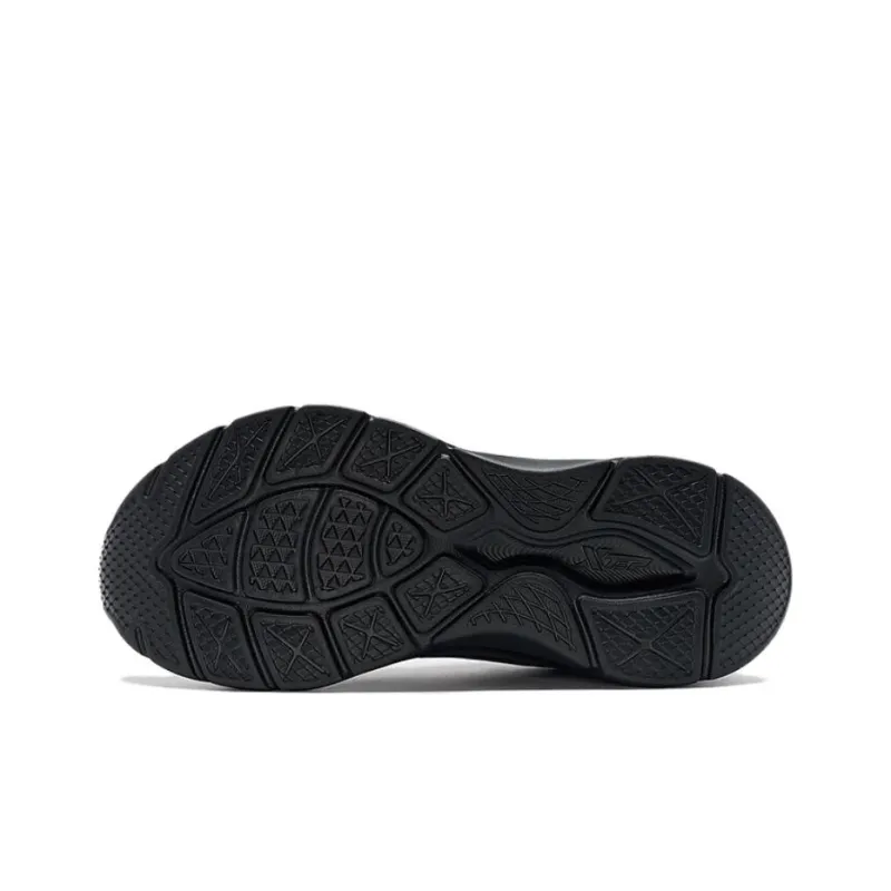 XTEP Cushioning Rebound Low Top Running Shoes Women's Black Gray-5