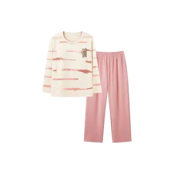 H-YXIANG Pajama Set Women's Pink