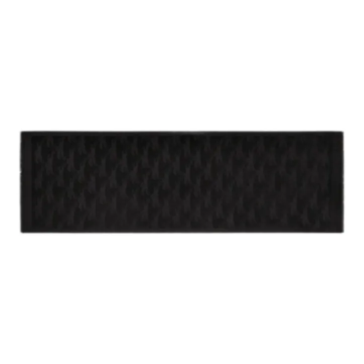 LONGCHAMP Wool Knit Scarves Women's Black-0