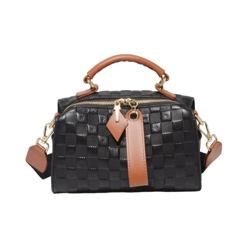 Marino Orlandi Cow Leather With Synthetic Leather One Shoulder Handbag Tubas Women's Cookie Yellow/Ecru-9