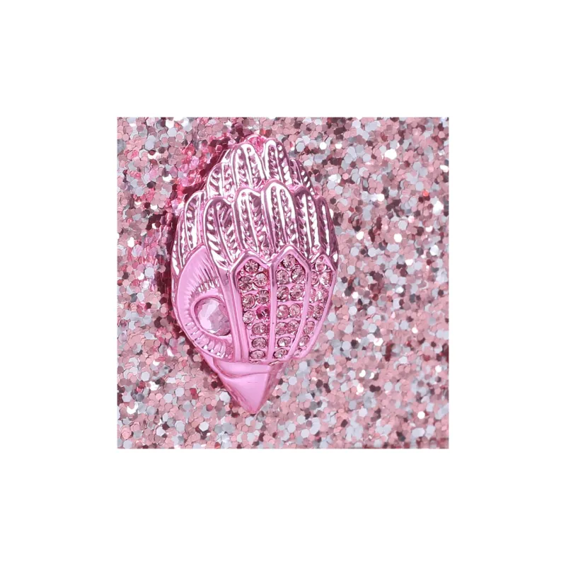 Kurt Geiger London Plexiglass With Crystal Clutch Women's Light Pink-3