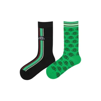 Montecto&Capsule Mid-Calf Socks Unisex 2 Pack