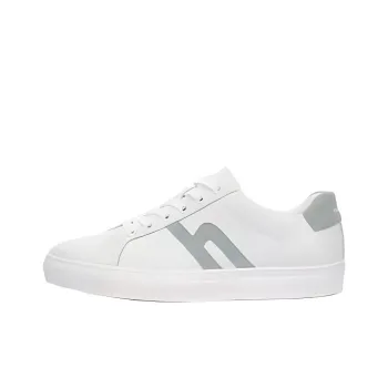 HAZZYS Anti Slip Wear Resistant Low Top Skateboard Shoes Women's Ivory
