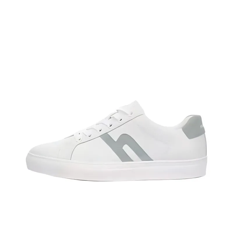 HAZZYS Anti Slip Wear Resistant Low Top Skateboard Shoes Women's Ivory-0