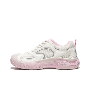 Feiyue Durable Breathable Low-Top Casual Shoes Women's Beige Pink