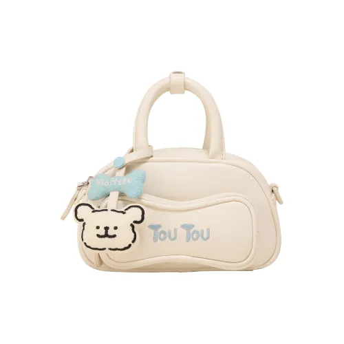 TOUTOU Maltese Collaboration PU Crossbody Bag Regular Women's Cream White