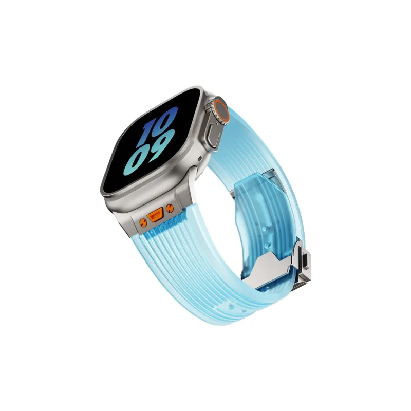 Yu Qing Apple Compatibility Watch Band 40mm Silicone Material-7