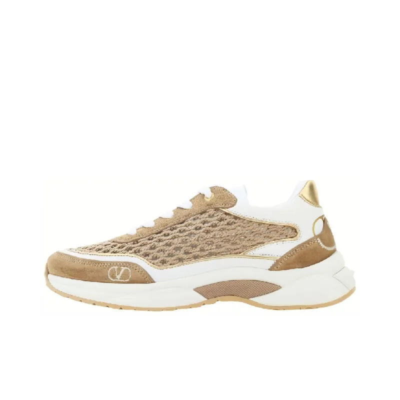 Valentino Low Top Casual Shoes Women's Brown-0