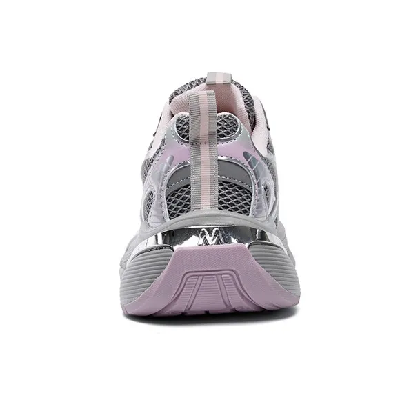La Chapelle Breathable Height Increase Low Top Chunky Sneakers Women's-3