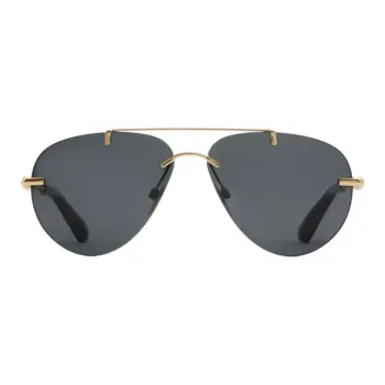 Burberry Metallic Aviator frame Sunglasses
