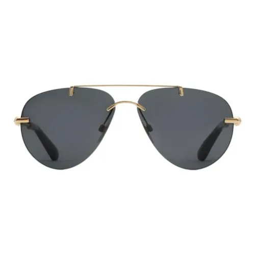 Burberry Metallic Aviator frame Sunglasses