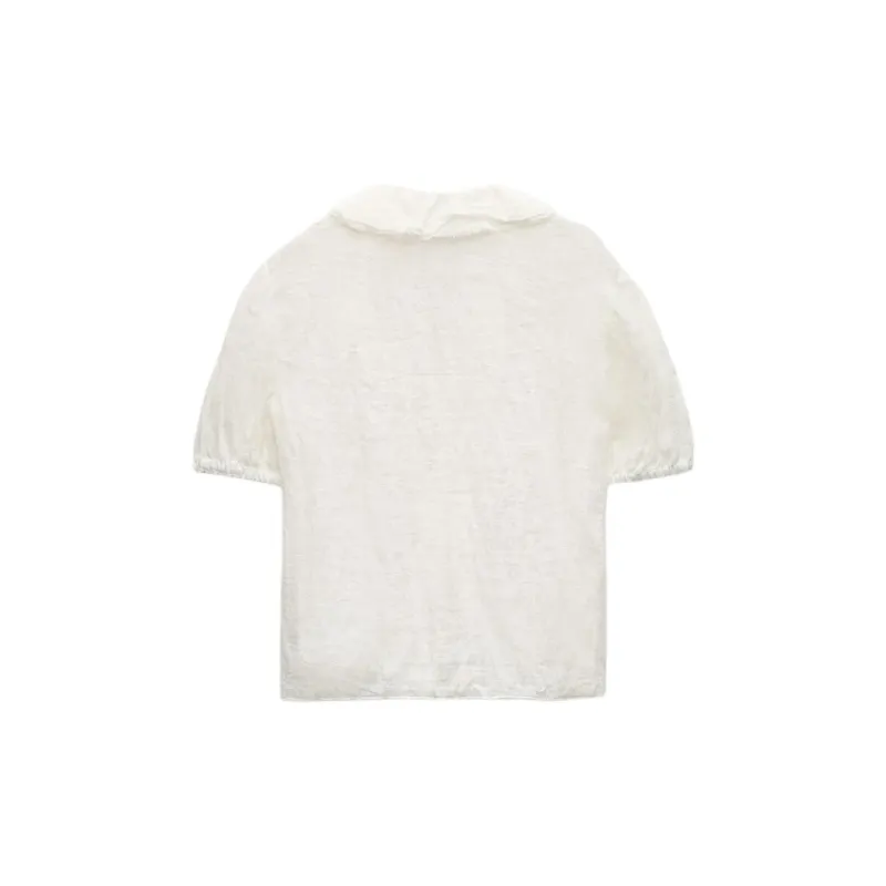 ZARA ZW Series Shirt Women's White-1