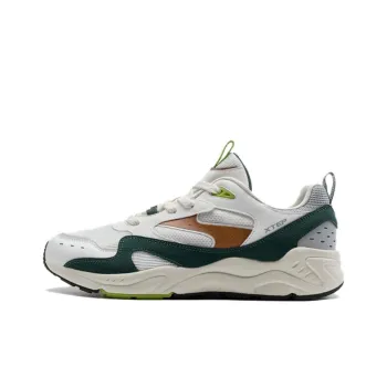 XTEP Newborn Collection Slip Resistant Low Top Casual Shoes Men's White Green Brown