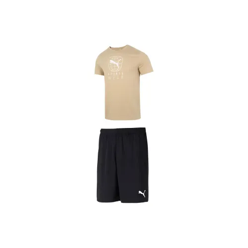 PUMA Casual Sportswear Men Set Yellow+Black