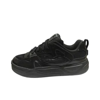 Beams x FILA FUSION BANK II Anti Slip Wear Resistant Low Top Skateboard Shoes Women's Black