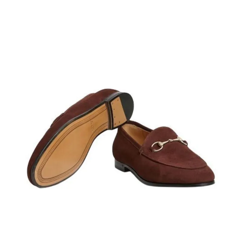 GUCCI Loafers Women's Dark Brown-3