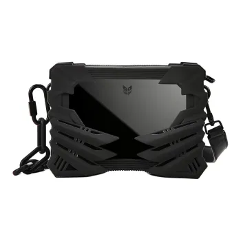 OGR PU Crossbody Bag Regular Unisex Mirror Finish Black