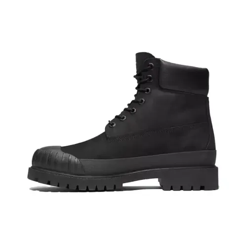 Timberland Martin Boots Men Black Cowhide Leather