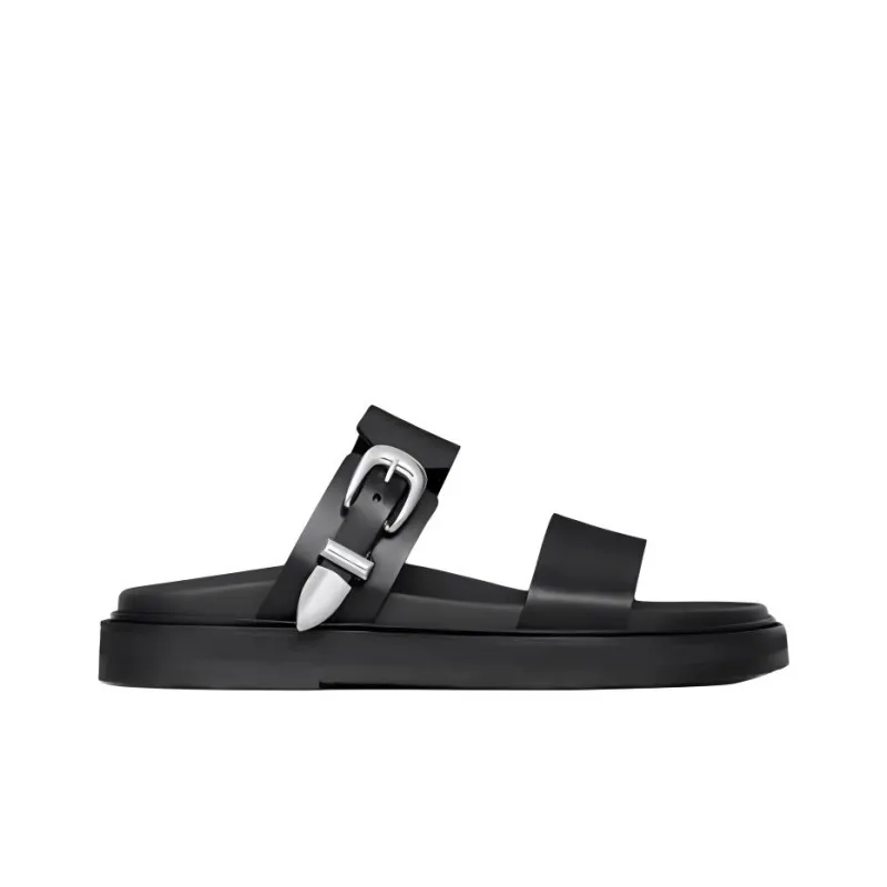 CELINE Slide Slippers Men's Black-1