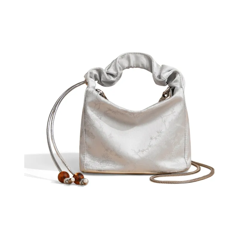 COMELY Synthetic Leather With Cow Leather Shoulder Bag, Crossbody Bag, Handbag Regular Women's Silver/Black-2