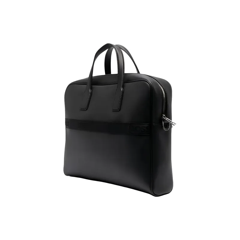 HUGO BOSS Logo Embossed Structured Document Case-2