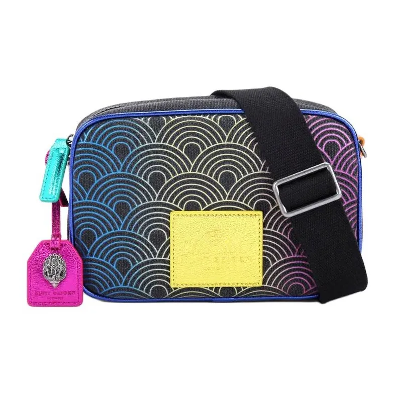 Kurt Geiger London Fabric Camera Bag Shoulder Bag Crossbody Bag Women's Black-0