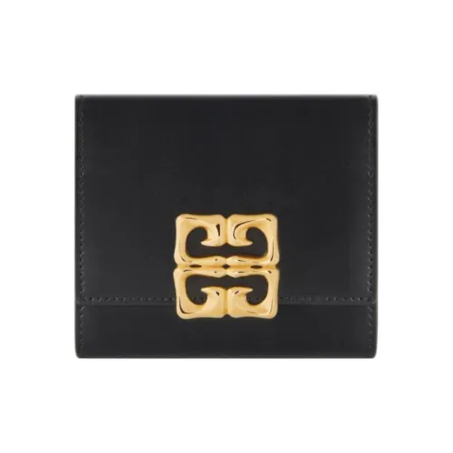 GIVENCHY Calfskin Wallet Women's Black