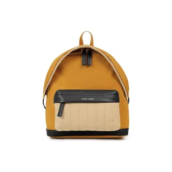 STAR TOWN Nylon Backpack Trumpets Unisex Ginger Yellow/Misty Gray