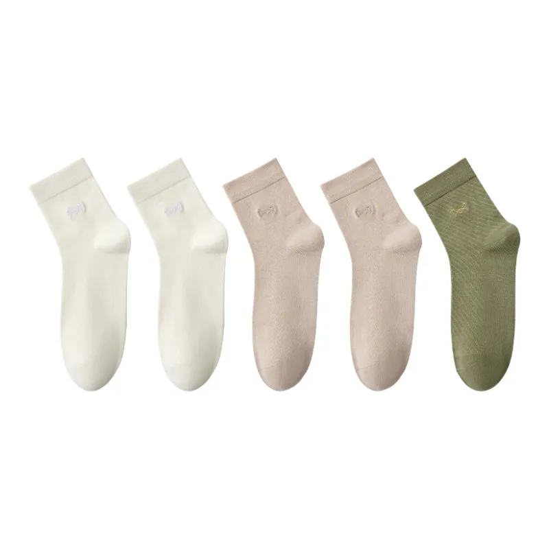 MIIOW Cool One Summer Series Mid Calf Socks Men's 5 Pack-8