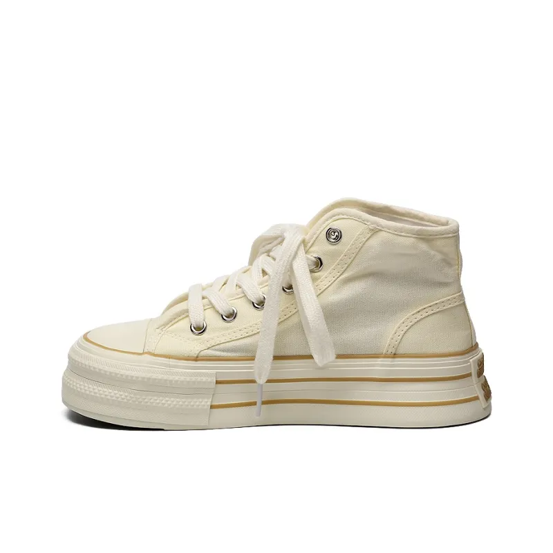 Zun'er Durable Breathable Lightweight High-Top Canvas Shoes Unisex-0