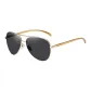 Gold Frame with Polarized Black Gray Lens
