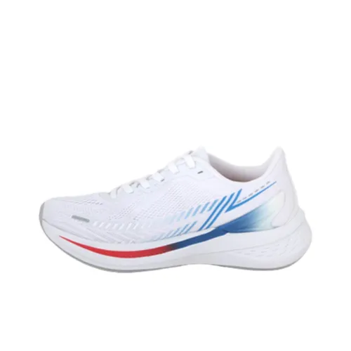 DESCENTE Enerzite Running Shoes Unisex Low-Top White/Blue Red