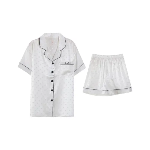 JinShaLa Pajama Set Women's White