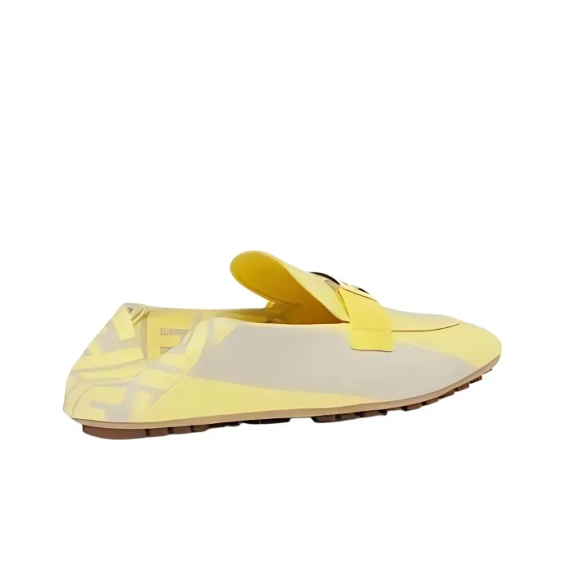 FENDI Baguette Beanie Shoes Women's Yellow-3