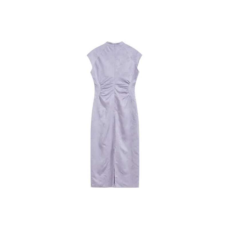 WESTLINK Short Sleeved Dress Women's Purple-1