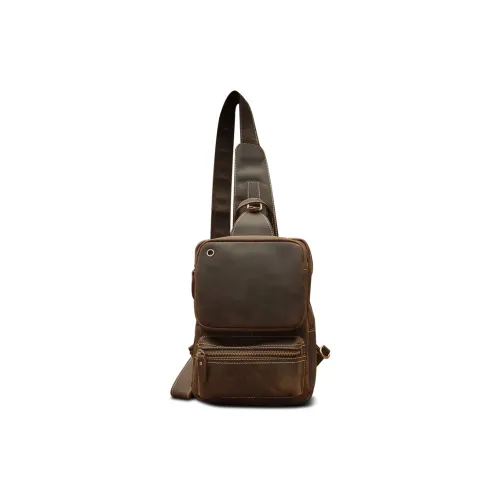 Simple & Nature Sling Bags Dark Brown