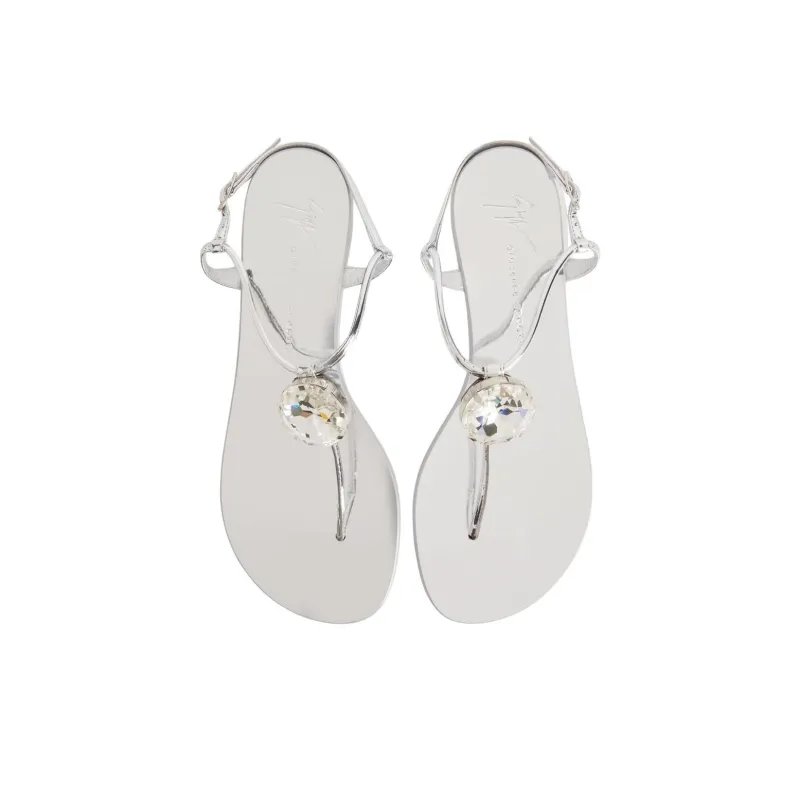 Giuseppe Zanotti Anthonia Metallic effect Flat Sandals Women's-3