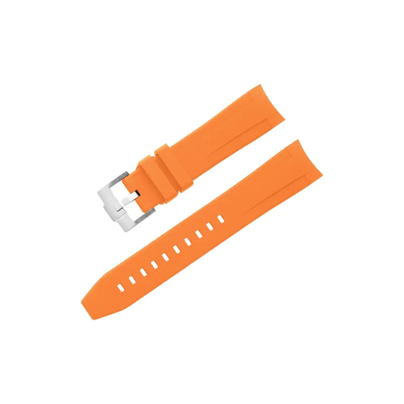 VAGENARI Rubber Strap Compatible With Rolex 126000 New Constant Drive 36mm Buckle Model Watch Band Unisex-4