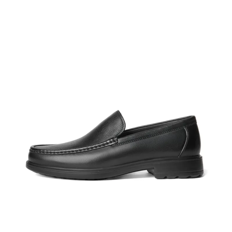 BELLE Men's Casual Shoes Men Low-Top Black-0