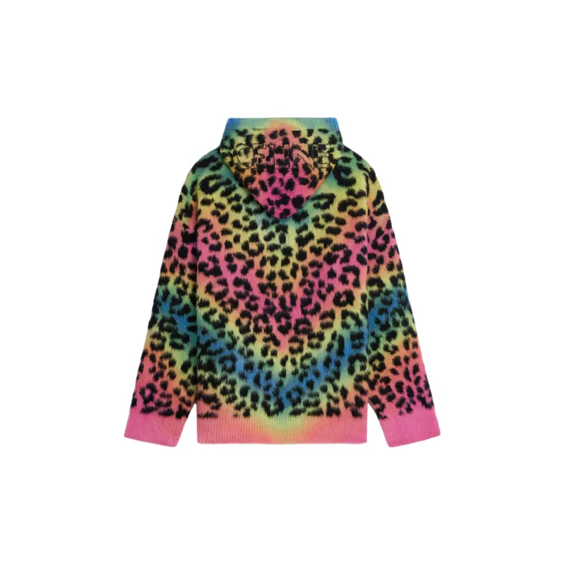 CELINE Oversized Baja In Leopard Print Brushed Cotton-1
