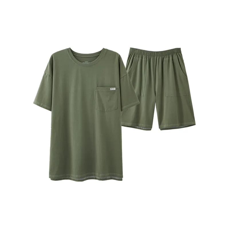 MIIOW Pajama Set Men's Dark Green-0