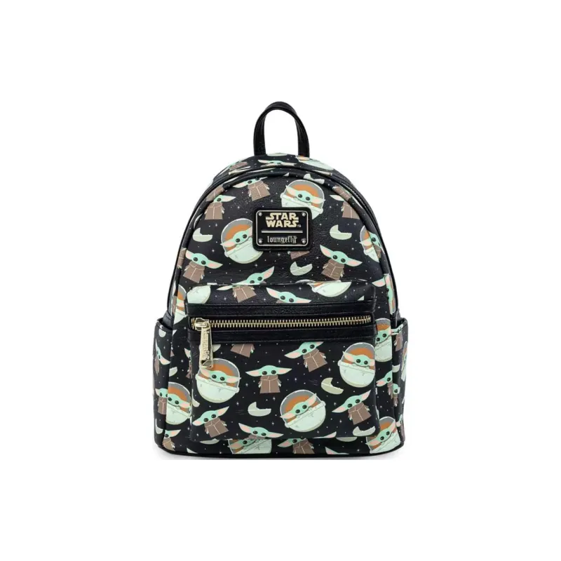 Disney Synthetic Material Backpack Mini Unisex Black-0