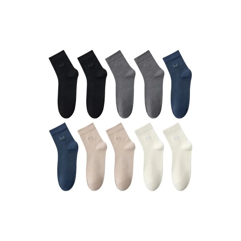 MIIOW Cool One Summer Series Mid Calf Socks Men's 10 Pack-3