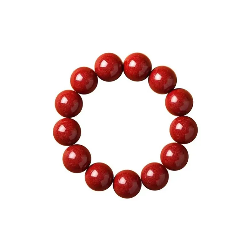 Xifeng Building Cinnabar Jade Bracelets Unisex-0