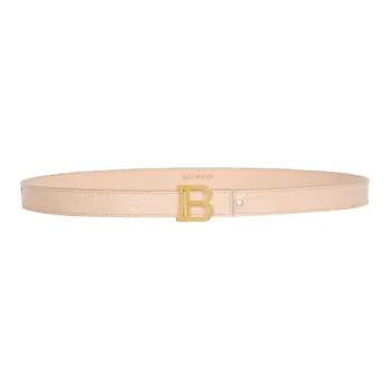BALMAIN B-Belt Crocodile-effect Belt
