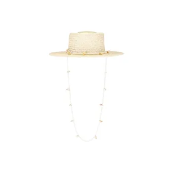 Lack Of Color Straw Sun Protection Hats Women's White